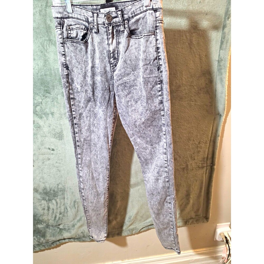 Mudd Acid Wash Skinny Jeans Women's Size 5 Gray Stretch Denim Mid Rise